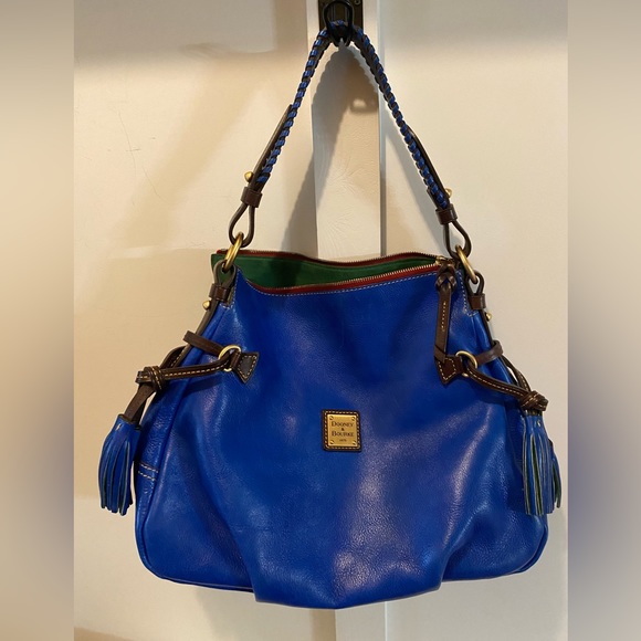 *SOLD*Dooney and Bourke Toledo Hobo in Royal Blue Should Bag - Picture 2 of 10